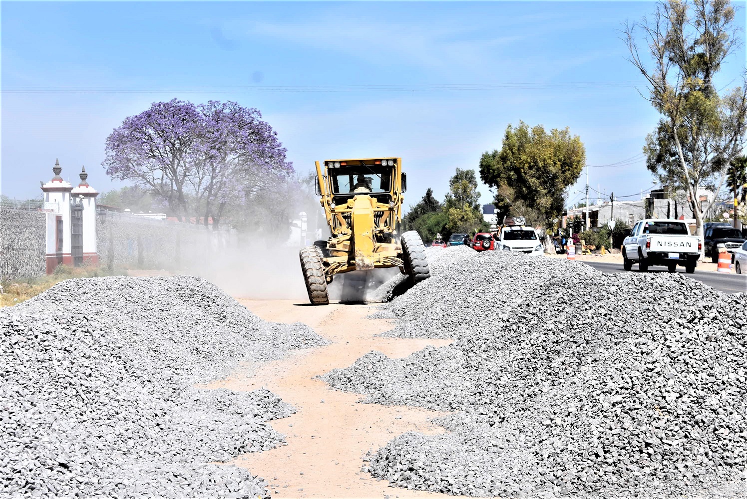 Supervisan obra del boulevard Pedro Escobedo-El Sauz Bajo.