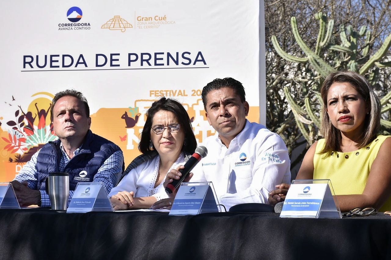 El presidente municipal de Corregidora, Roberto Sosa Pichardo , dio los detalles del eventopara recibir a la Primavera en el Museo de Sitio y el Cerrito.