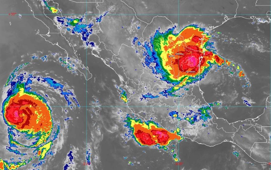 Tormenta tropical "Fernand" propiciará lluvias en la mayoría de los estados del país.