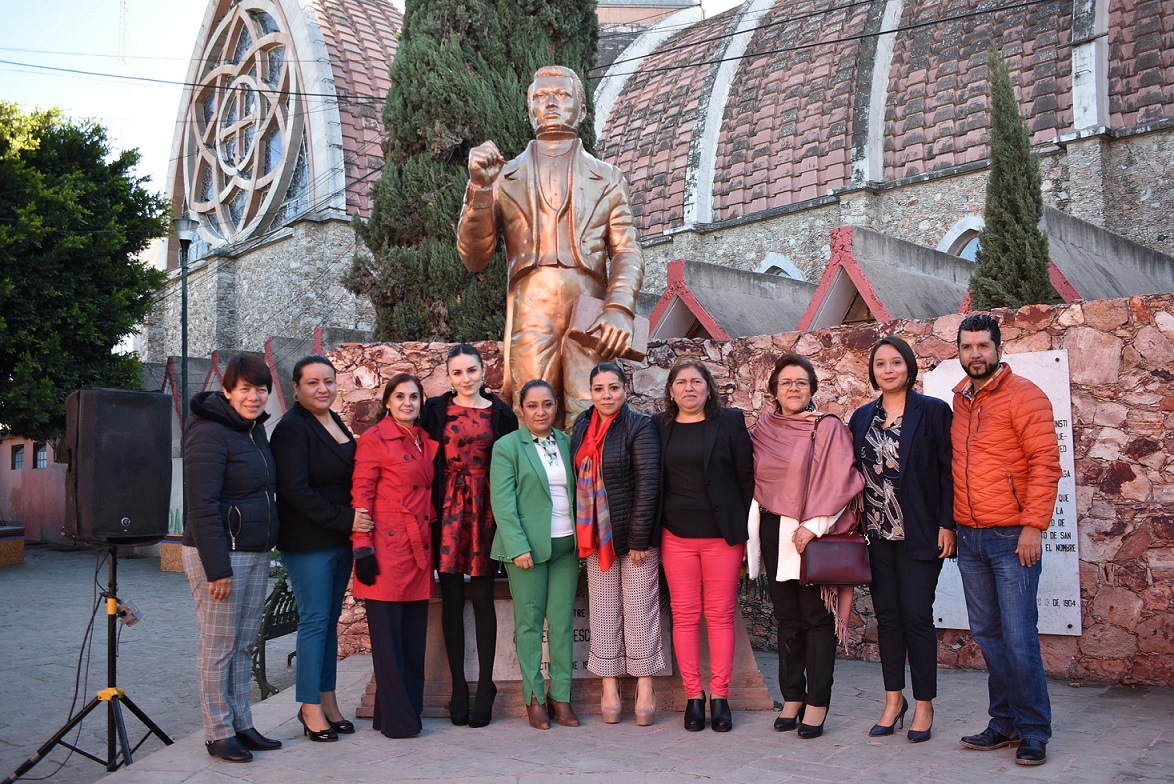 Conmemoran el 176 aniversario luctuoso del Dr. Pedro Escobedo.