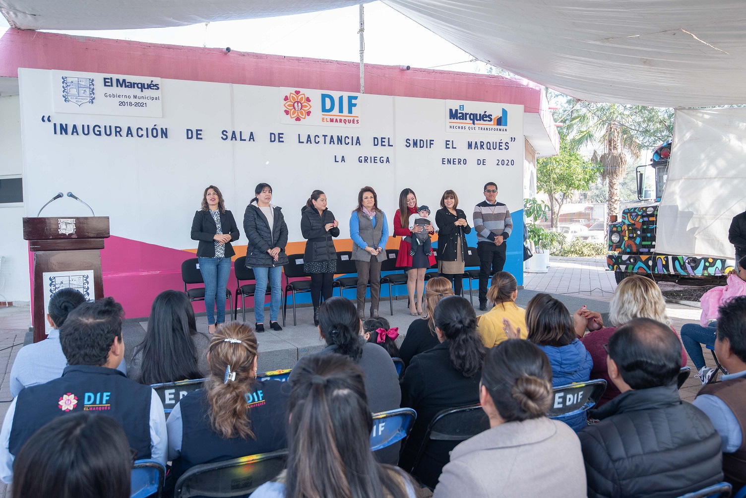 Inauguran la primera sala de lactancia en El Marqués.