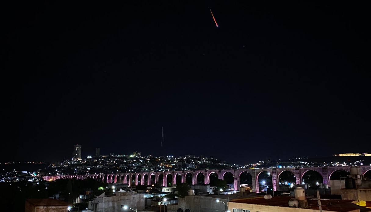 PC confirma el avistamiento de un meteorito en varios estados del país. Foto: Twitter.