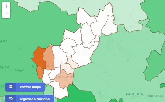 Querétaro reporta 94 casos de COVID-19; van 7 muertes por la enfermedad.