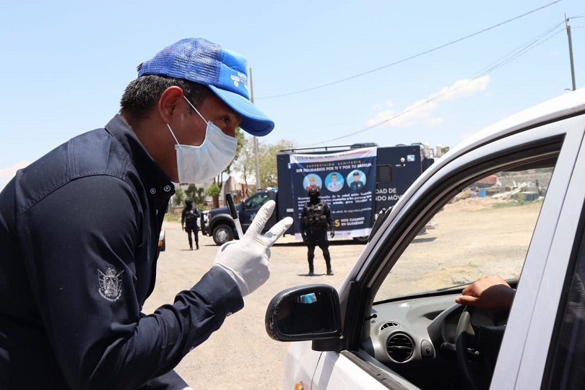 46 personas con síntomas de COVID-19, son detectadas por filtros sanitarios en Querétaro.