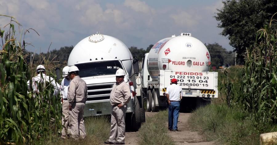 Piquetes a ductos de gas LP aumentan 114%. Foto: Internet.