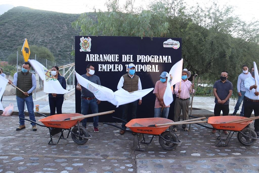 Arranca programa de empleo temporal en el Camino Motoshi-Milpillas.