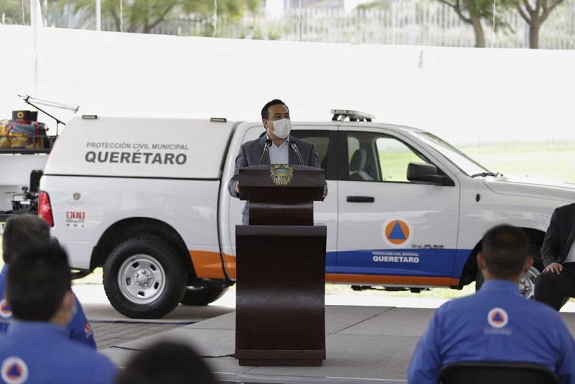 Luis Nava reconoce labor de Protección Civil ante COVID-19.