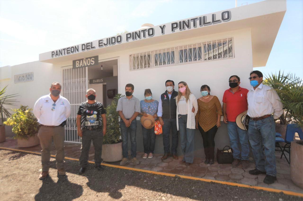 Dignifican panteón municipal de El Pintillo, Santa Rosa Jáuregui.