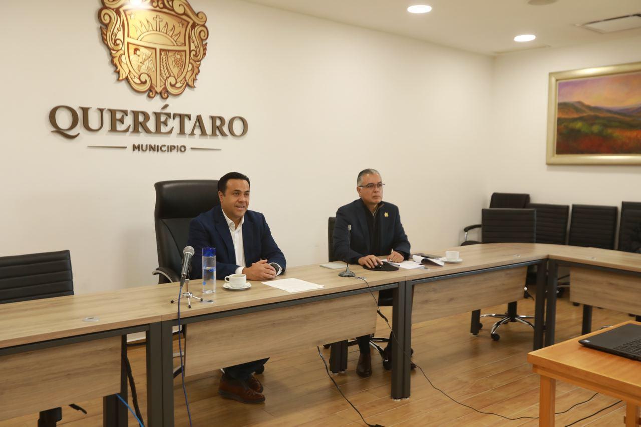 La Federación reconoce acciones de seguridad en el Municipio de Querétaro.