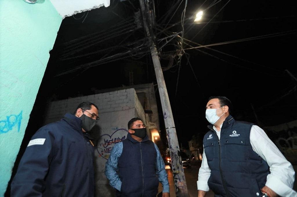 Luis Nava entrega 125 puntos de luz para tranquilidad y seguridad de familias en Santa María Magdalena.