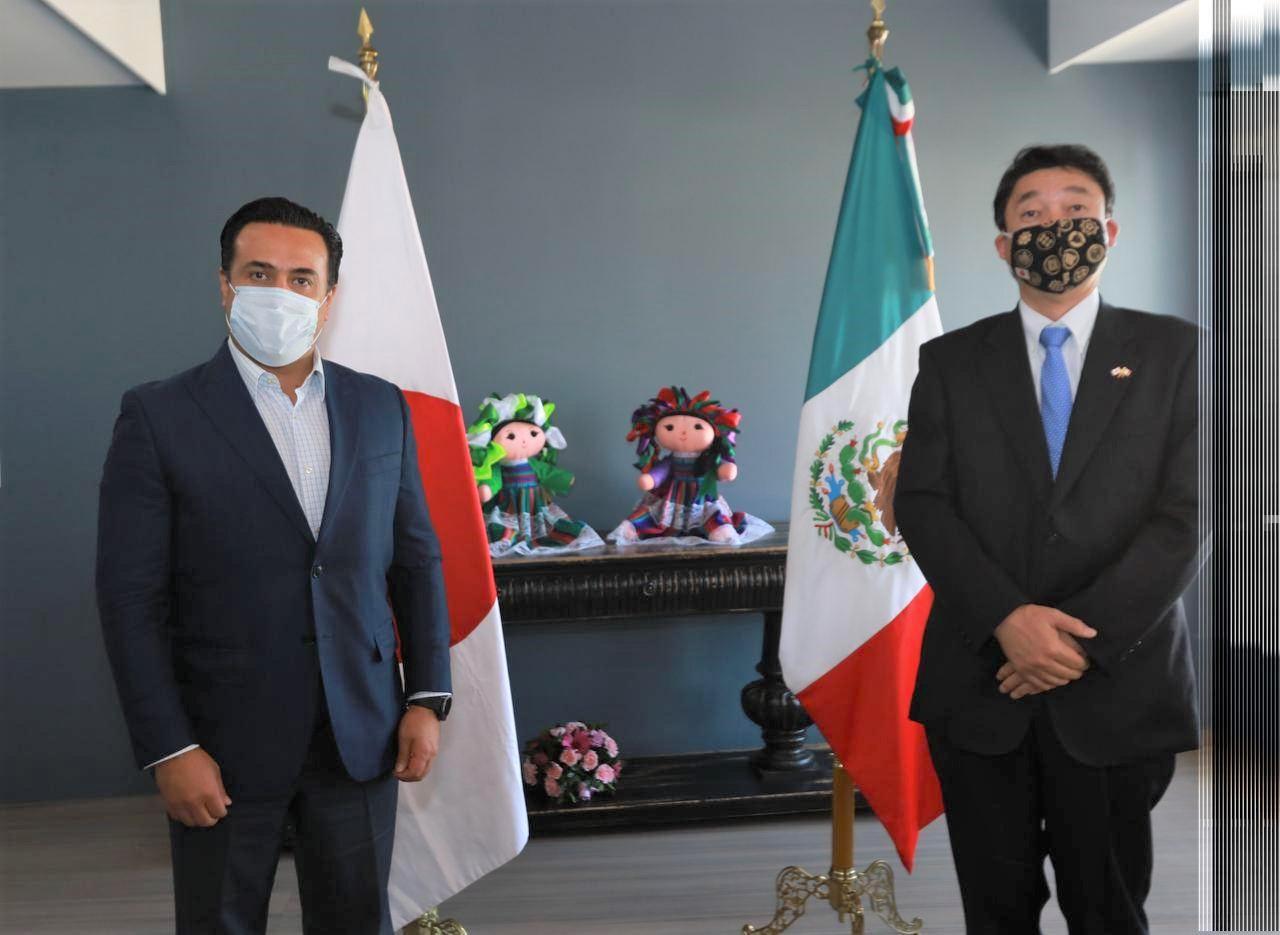 El Presidente Municipal de Querétaro, Luis Nava, se reunió con el Cónsul General del Japón, Katsumi Itagaku