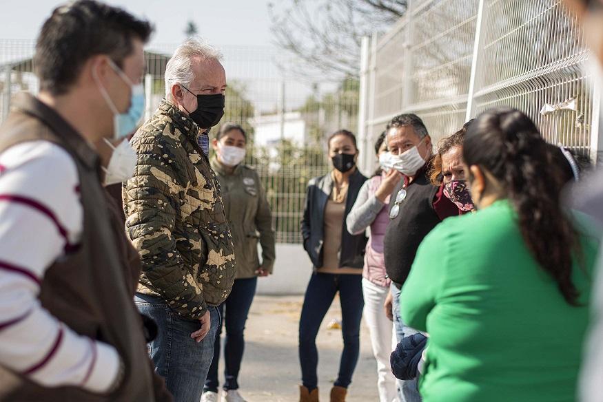 Compromisos cumplidos al 98 por ciento en La Pradera; asegura Enrique Vega Carriles.