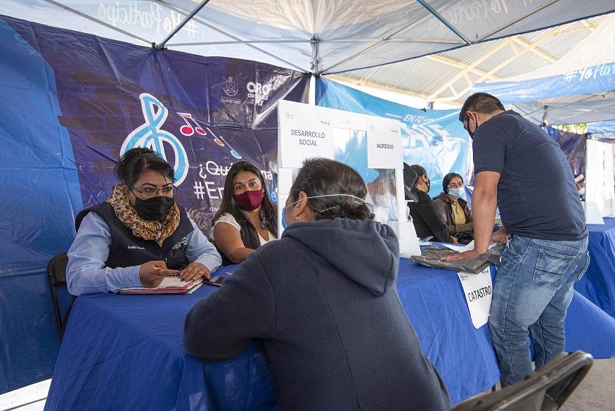 Llevan servicios del programa En Tu Calle a Santa Cruz, en El Marqués.