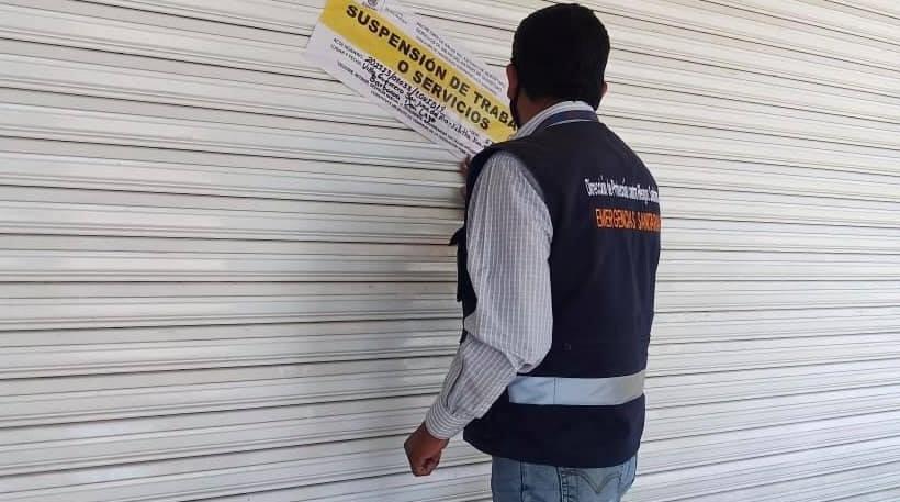 Suman 504 establecimientos suspendidos en Querétaro por no respetar medidas sanitarias ante COVID-19.