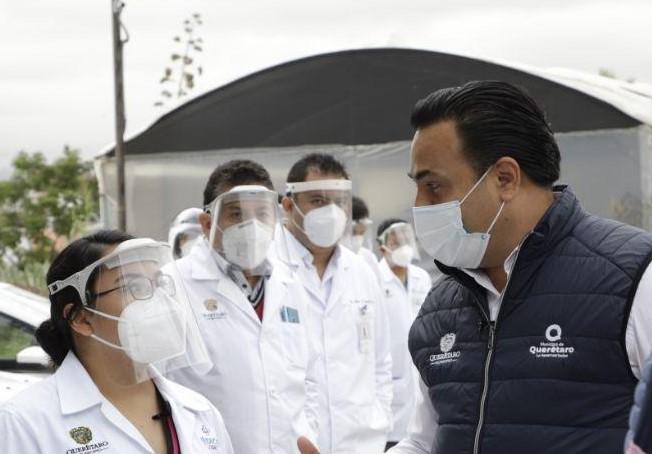 Seguirán haciendo pruebas COVID-19 y entregando oxímetros en la Capital queretana.