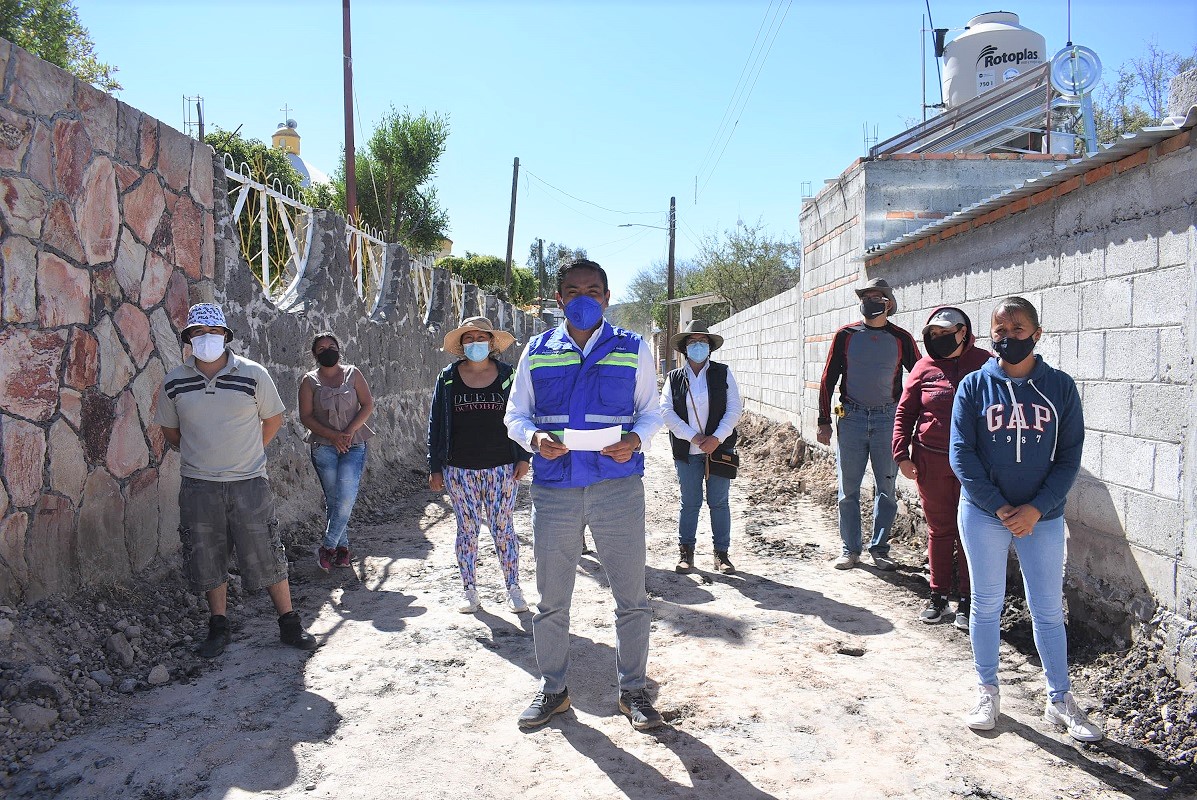 Arrancan obras en las tres D en Pedro Escobedo