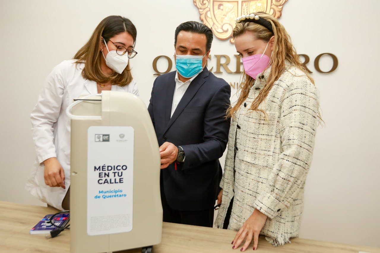 El Municipio de Querétaro ha prestado 30 concentradores de oxígeno