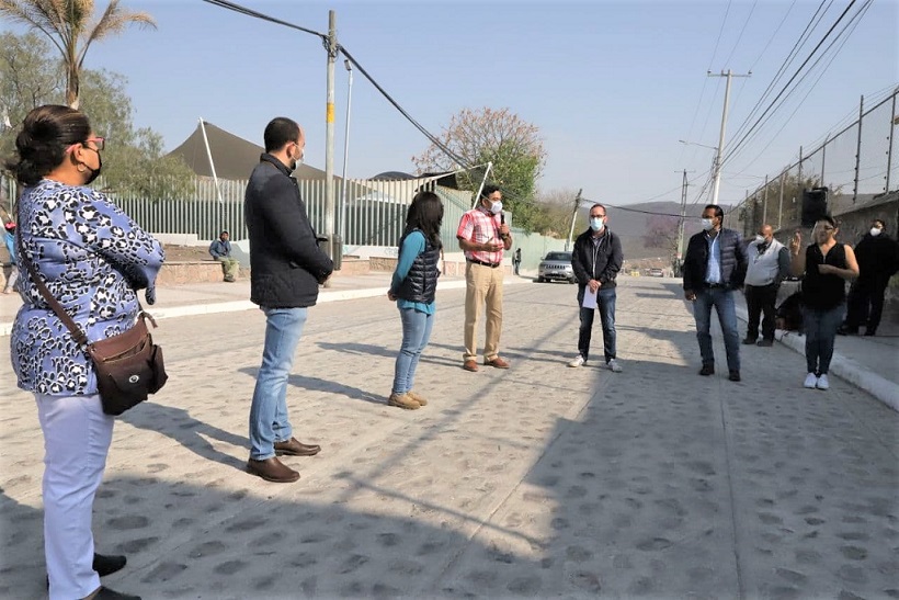 Miguel Parrodi entrega obras de urbanización en San José el Alto por 41 mdp