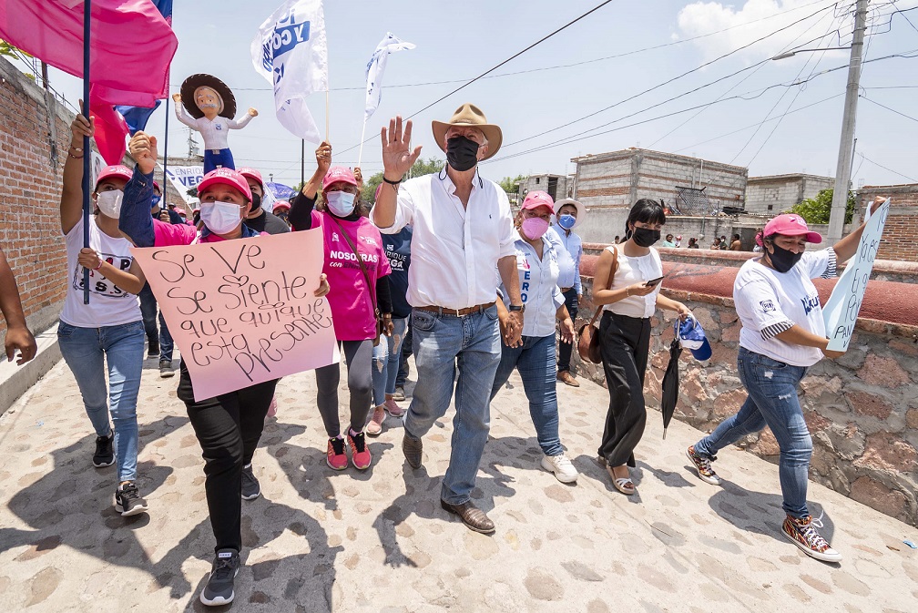 Enrique Vega Carriles asegura que consolidará la infraestructura básica en El Marqués