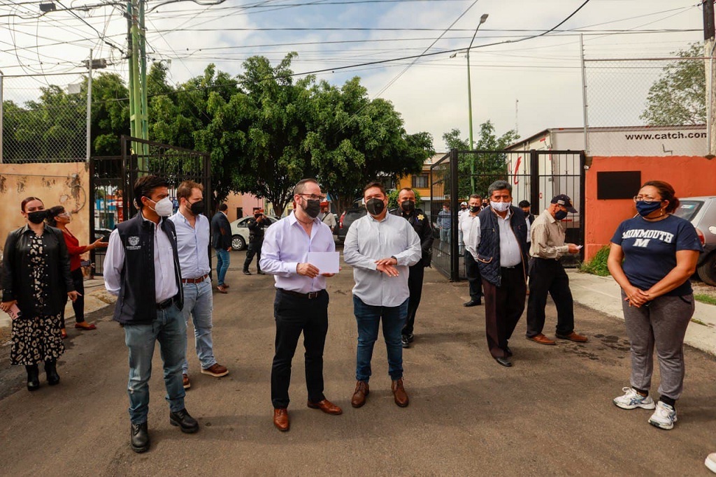 Miguel Parrodi supervisa avance de dignificación de condominio Cerro de Mitehé en Félix Osores