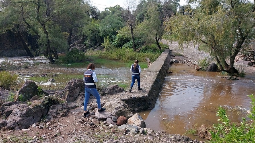 Apoyan a comunidades de San Juan del Río y Pedro Escobedo afectadas por lluvias atípicas.