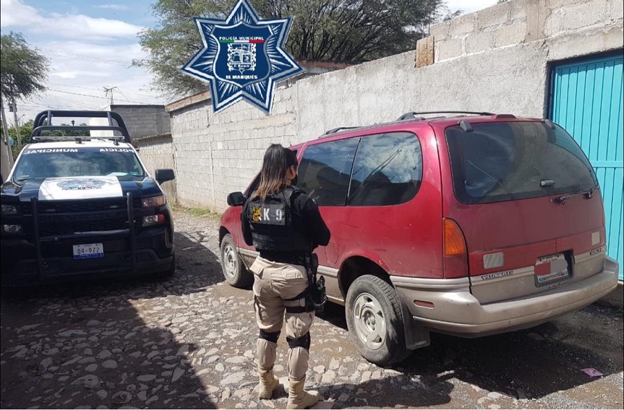 Se roban camioneta en SJR lo recuperan en El Marqués.