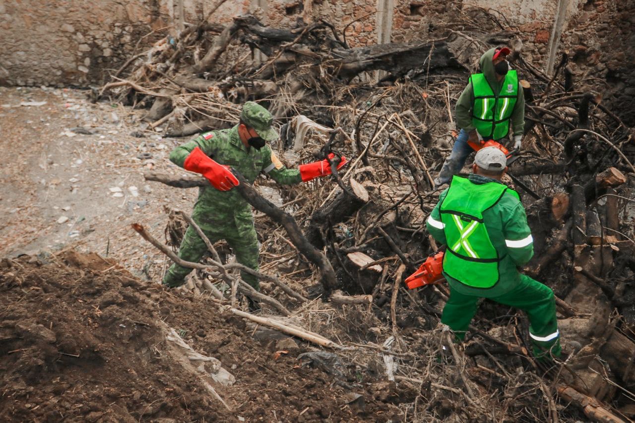 Arranca limpieza del Río San Juan para proteger seguridad y salud de los Sanjuanenses.