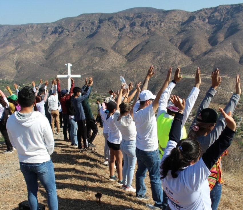 Así recibieron en inicio de la primavera en El Picacho Peñamiller.