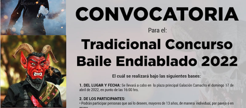 Convocan al Tradicional Concurso de Baile Endiablado San Joaquín 2022.