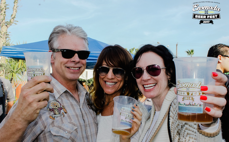 Todos listo para el Beer Fest en Ensenada Baja California.