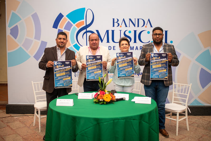 Presentan convocatoria para integrar la Banda Musical de El Marqués