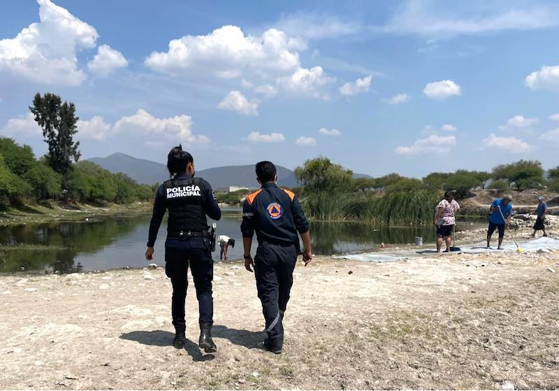 Refuerza El Marqués vigilancia de bordos y presas.