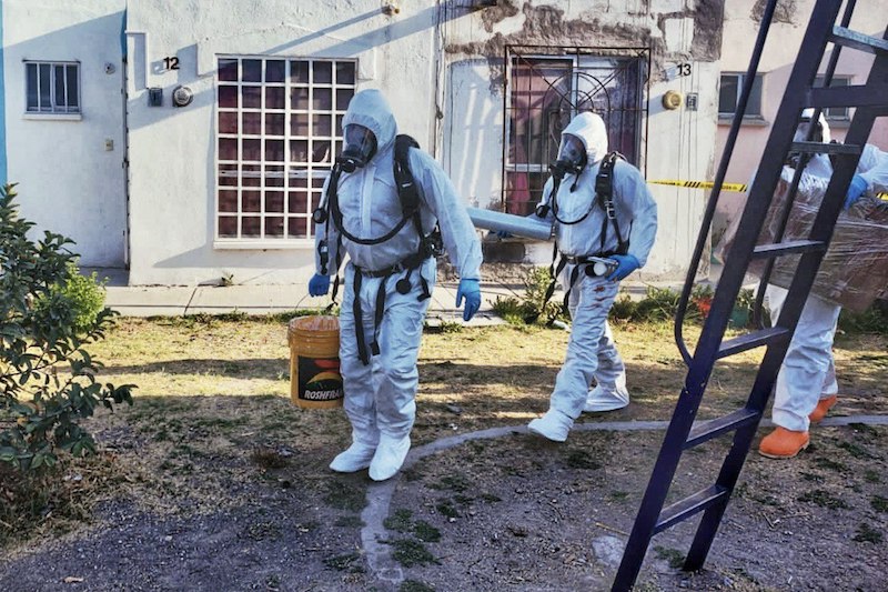 Elementos de PC de El Marqués aseguran 13 kg de mercurio en Hacienda La Cruz.