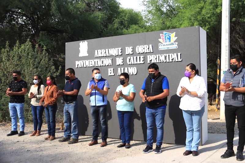 En Peñamiller arranca pavimentación de calle principal en Álamo