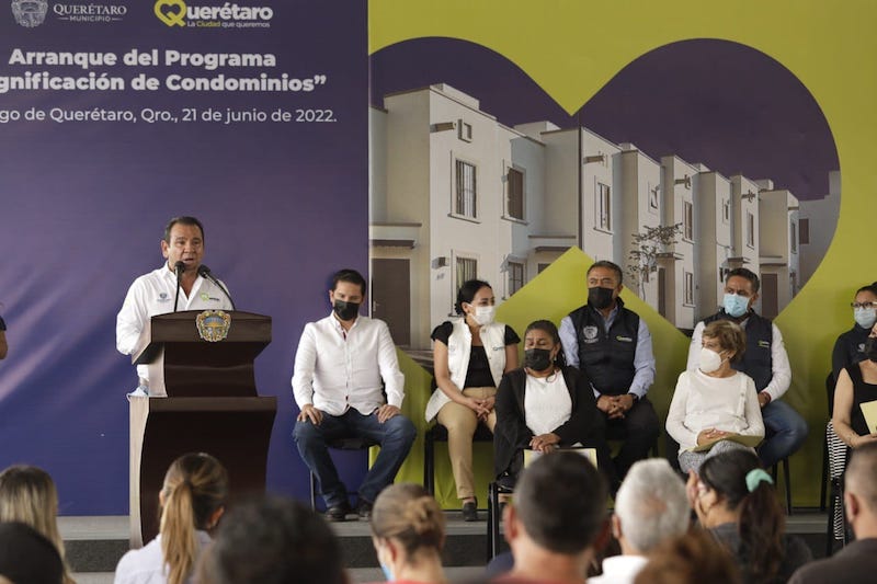 Arranca programa para dignificar 214 condominios de Querétaro Capital.