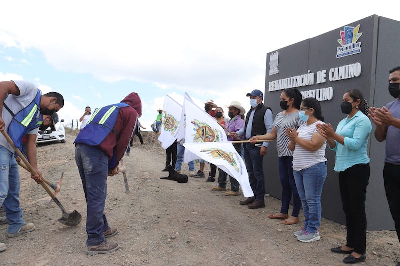 Inicia rehabilitación de camino en El Torbellino, Peñamiller.