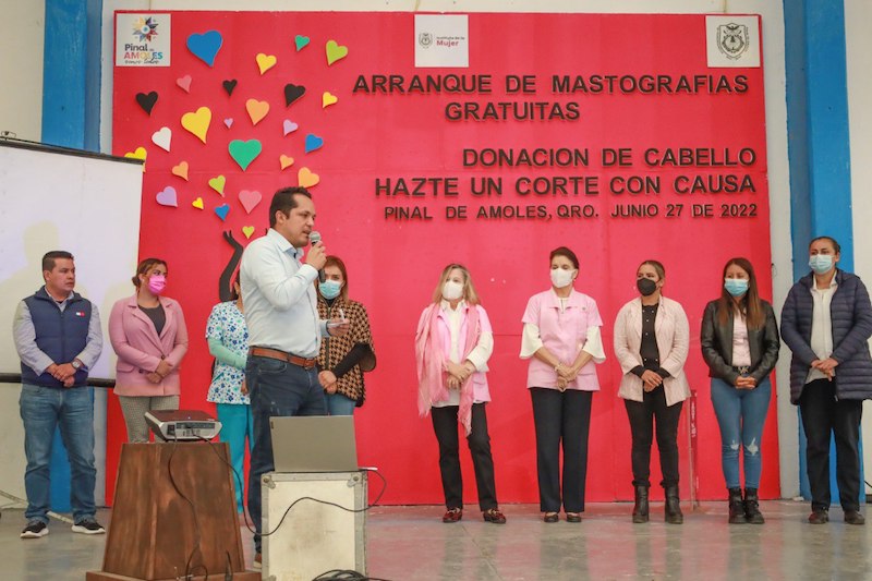 Inician campaña de detección de cáncer de mama en Pinal de Amoles