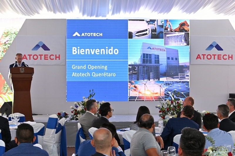 Aterriza ATOTECH más de 169 millones de pesos en Querétaro.