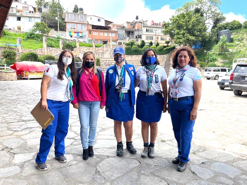 Lupita Ramírez Plaza inaugura Campamento Nacional de Guías Mayores en Pinal de Amoles