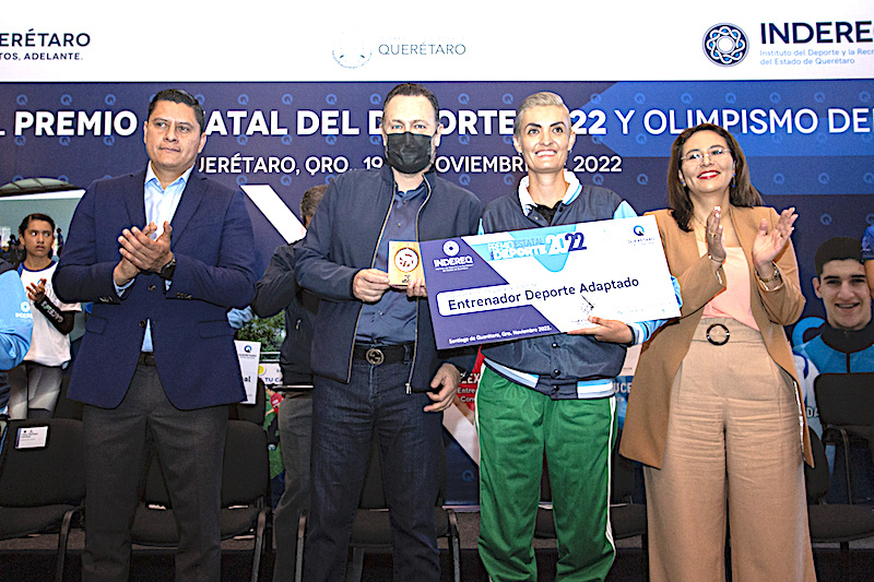 Entrega Gobernador Mauricio Kuri el Premio Estatal del Deporte 2022