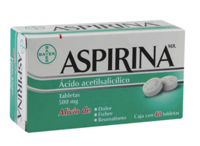 Alerta COFEPRIS por falsificación de aspirina de 500 mg