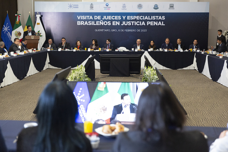 Busca Brasil replicar el modelo de justicia COSMOS implementado en Querétaro.