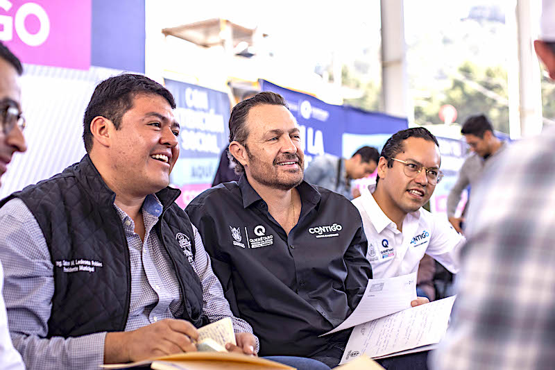 Mauricio Kuri y Carlos Manuel Ledesma encabezan jornada Aquí Contigo en San Joaquín.