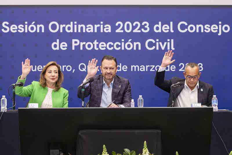 Reconoce el Gobernador Mauricio Kuri, a elementos de Protección Civil en Querétaro