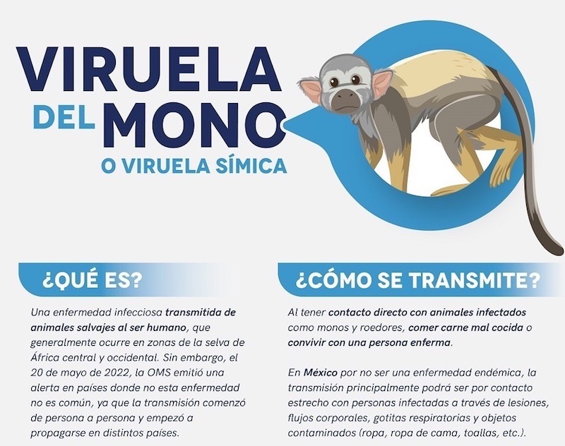 Se incrementan a 30 los casos de viruela símica en Querétaro.