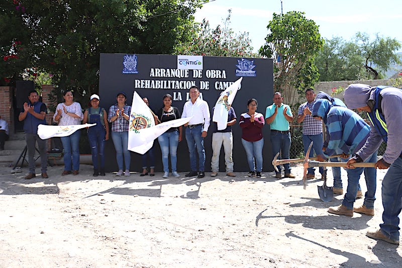 Inicia rehabilitación de camino de acceso a La Laja en Peñamiller.