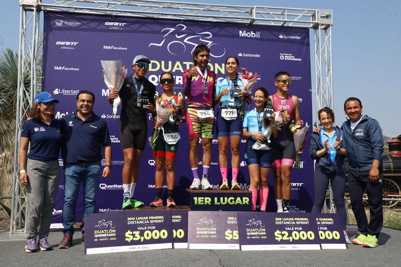 Encabeza Luis Nava premiación del Duatlón de Ciudades Capitales.