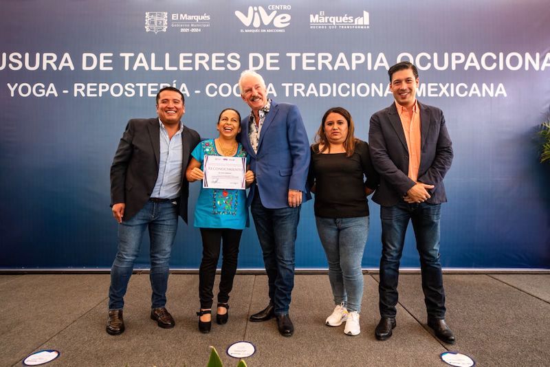 Enrique Vega Carriles clausura talleres ocupacionales en El Marqués.