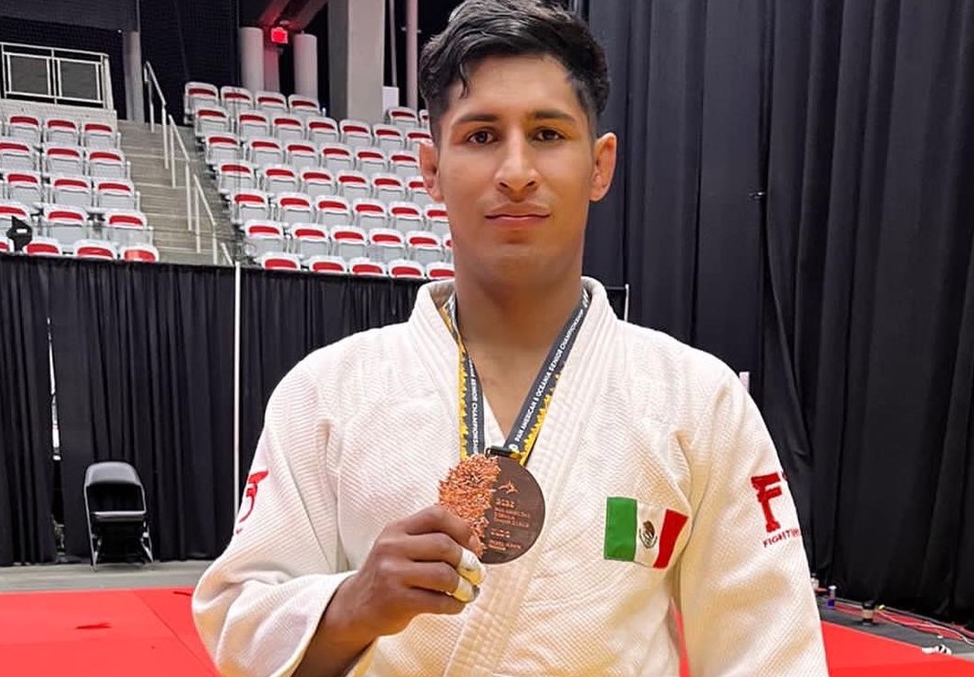 Judoka queretano logra tercer lugar en Canadá.