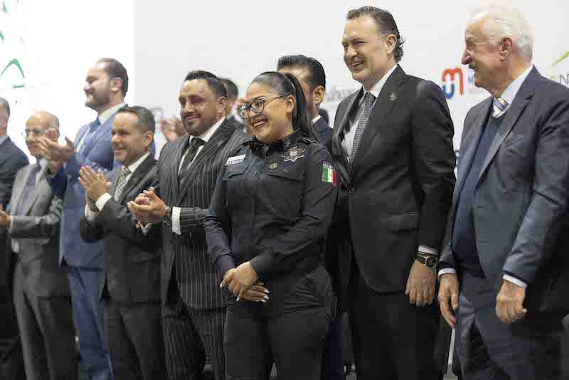 Arlet Santiago Gopar la Policía del Año 2023 en Querétaro